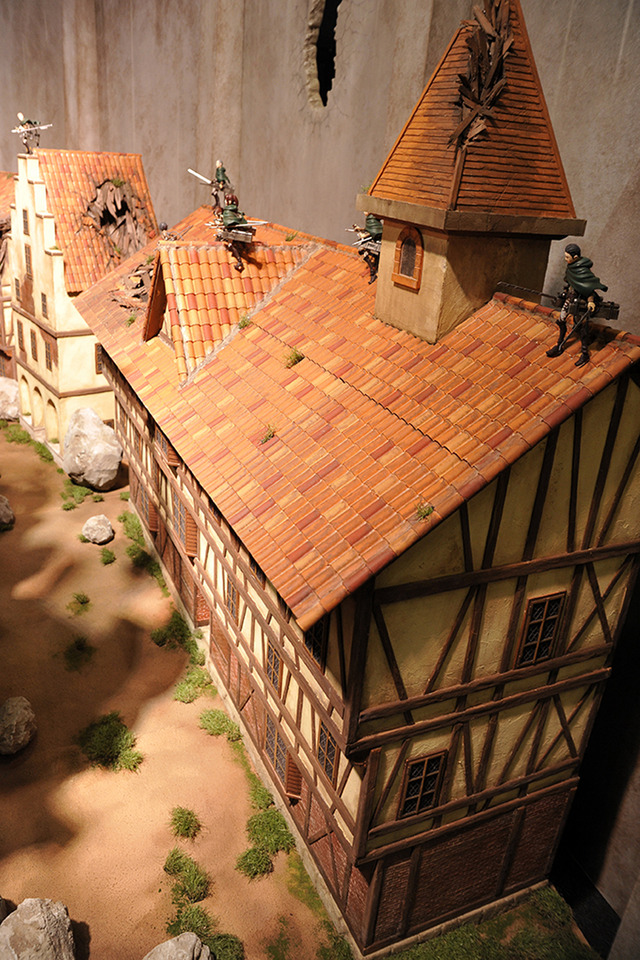 『進撃の巨人』のブースの様子