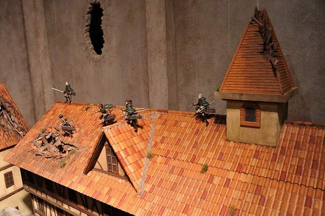 『進撃の巨人』のブースの様子