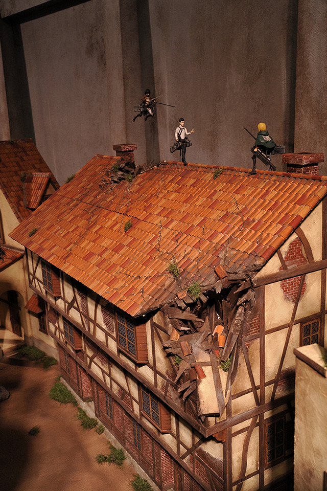 『進撃の巨人』のブースの様子