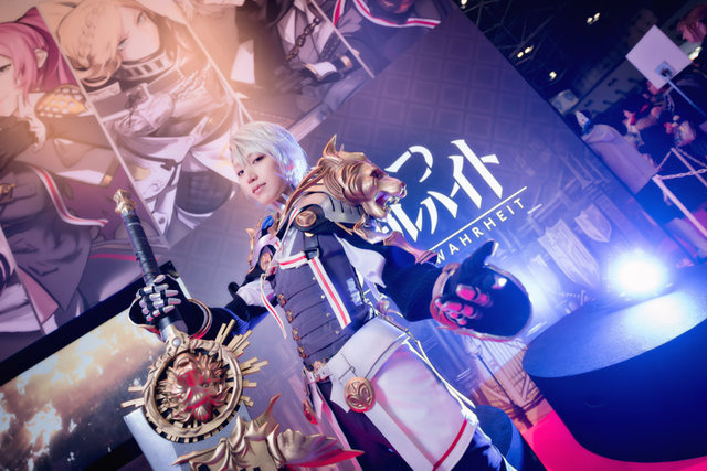 五木あきら、LOPEら公式コスプレイヤーが盛り上げる『禍つヴァールハイト』事前登録者数42万人突破の要因は？【AJ2019】