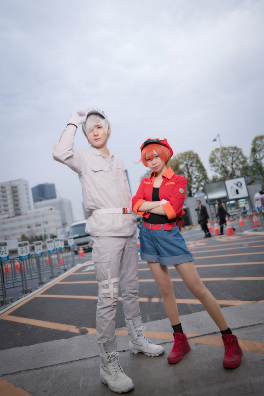 【コスプレ】「はたらく細胞」赤血球＆白血球の再現度に注目！ ひのきお＆おざーーん【インタビュー】