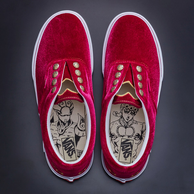「ジョジョの奇妙な冒険 黄金の風 × VANS コラボレーションスニーカー」＜ジョルノ・ジョバァーナ ver.＞9,720円（税込／送料・手数料別途）（C）LUCKY LAND COMMUNICATIONS/集英社・ジョジョの奇妙な冒険 GW 製作委員