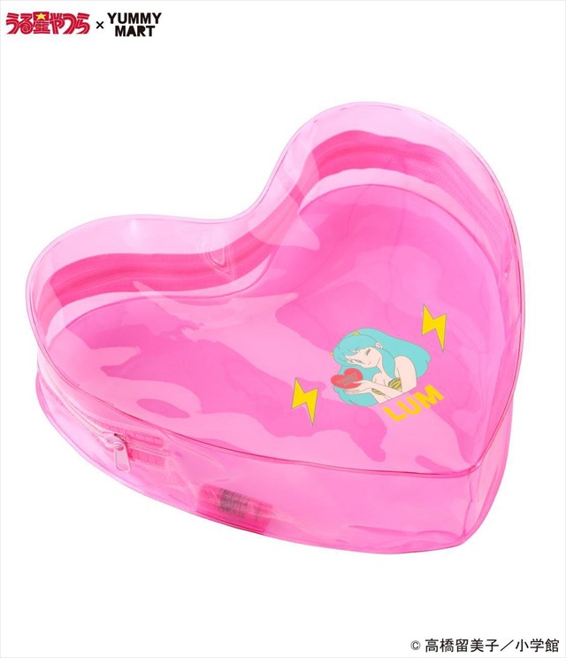 ＹＭ うる星やつらコラボ クリアハートポーチ価格：3,980円＋税（C）高橋留美子／小学館