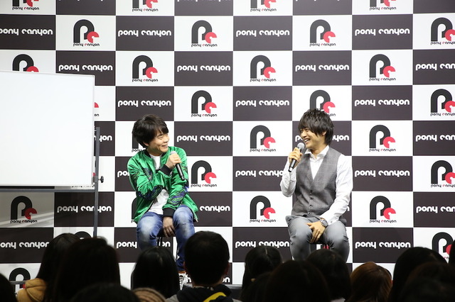 RobiHachi　出演：中井和哉（ロビー・ヤージ役）、河本啓佑（ハッチ・キタ役）／「AnimeJapan 2019」ポニーキャニオンブース