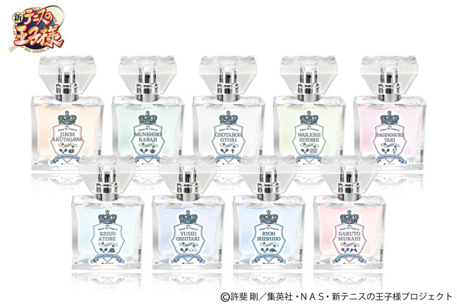 「新テニスの王子様フレグランス第2弾」各5,850円（税込）