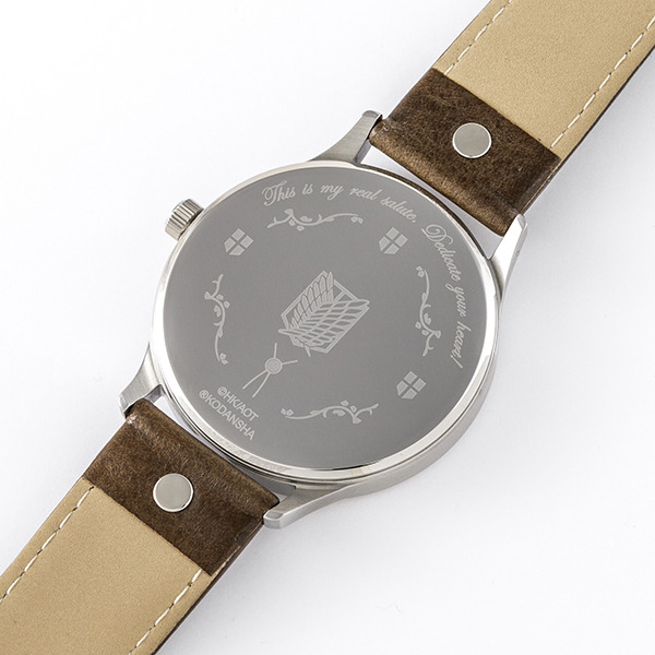 エルヴィン・スミスモデル　腕時計／14,800円 (税別)（C）諫山創・講談社／「進撃の巨人」製作委員会