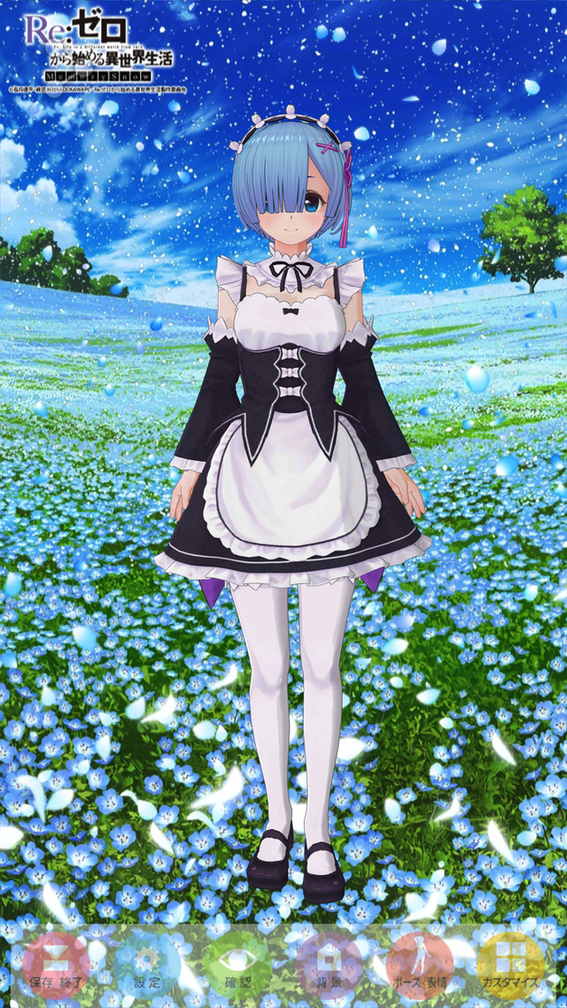 『Re:ゼロから始める異世界生活 Memory Snow』×『カスタムキャスト』（C）長月達平・株式会社KADOKAWA刊／Re:ゼロから始める異世界生活製作委員会