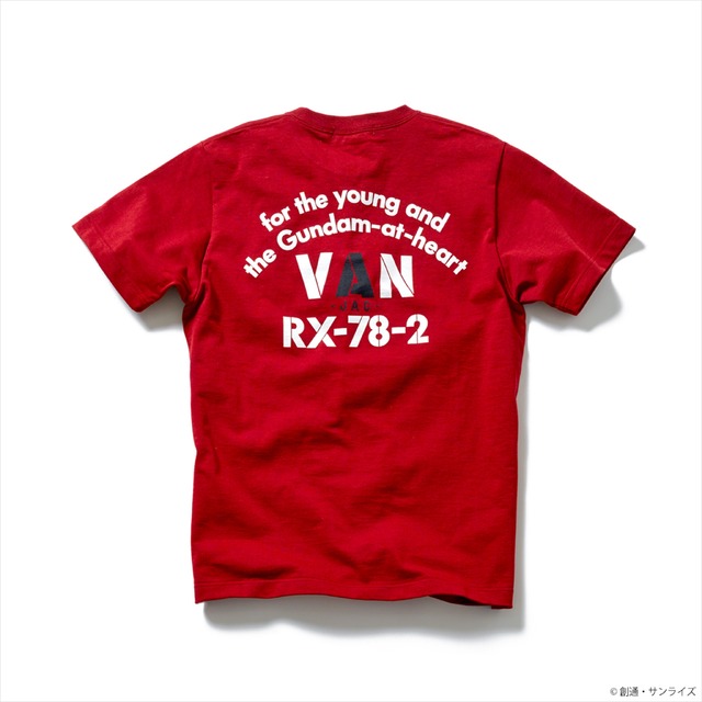 STRICT-G×VAN『機動戦士ガンダム』Tシャツ・価格： 全3種　各7,344円(税込)(送料・手数料別途)（C）創通・サンライズ