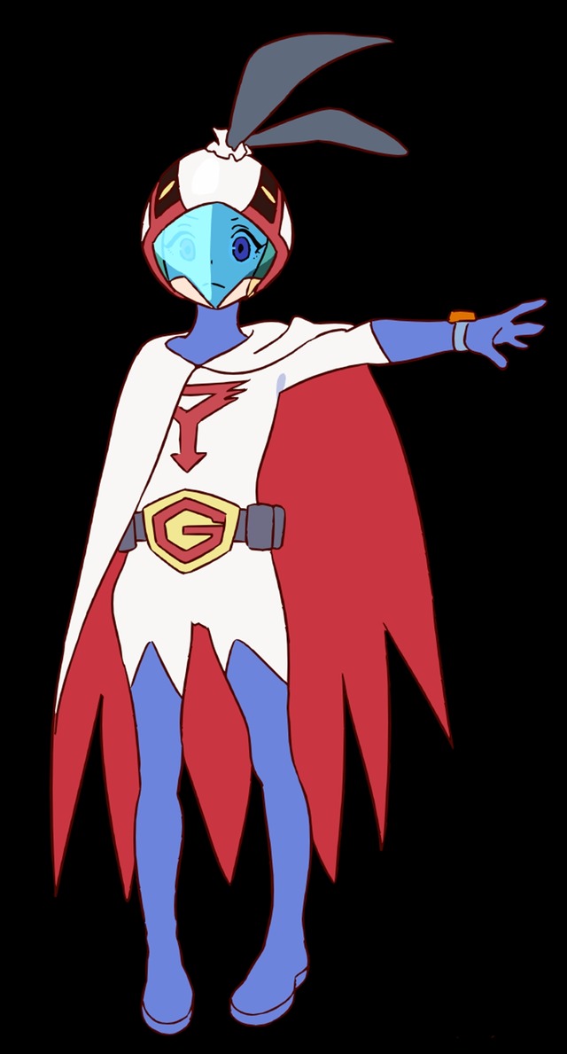 『パンドラとアクビ』ガッチャマン(「パンドラとアクビ」版)（C）XFLAG（C）タツノコプロ