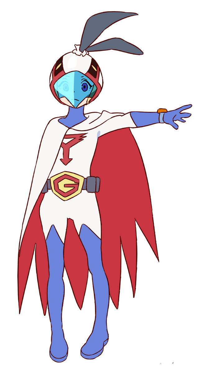 『パンドラとアクビ』ガッチャマン(「パンドラとアクビ」版)（C）XFLAG（C）タツノコプロ