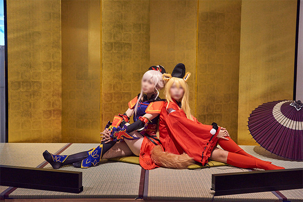 「京都国際マンガ・アニメフェア」コスプレエリア