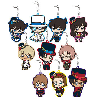 I賞 Secret Magic Show ラバーストラップ （全10種）（C）青山剛昌／小学館 （C）青山剛昌／小学館・読売テレビ・TMS 1996（C）2019 青山剛昌／名探偵コナン製作委員会