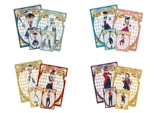 K賞 Secret Magic Show クリアファイル&ポストカードセット （全4種）（C）青山剛昌／小学館 （C）青山剛昌／小学館・読売テレビ・TMS 1996（C）2019 青山剛昌／名探偵コナン製作委員会