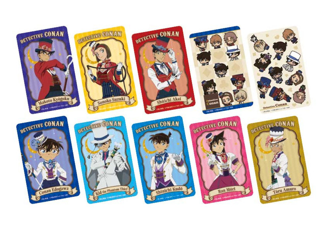 オリジナルICカードステッカー（全10種）（C）青山剛昌／小学館 （C）青山剛昌／小学館・読売テレビ・TMS 1996（C）2019 青山剛昌／名探偵コナン製作委員会