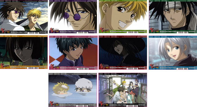 『GetBackers-奪還屋-』ブロマイド（全10種）（C）青樹佑夜・綾峰欄人・講談社 / チーム奪還屋