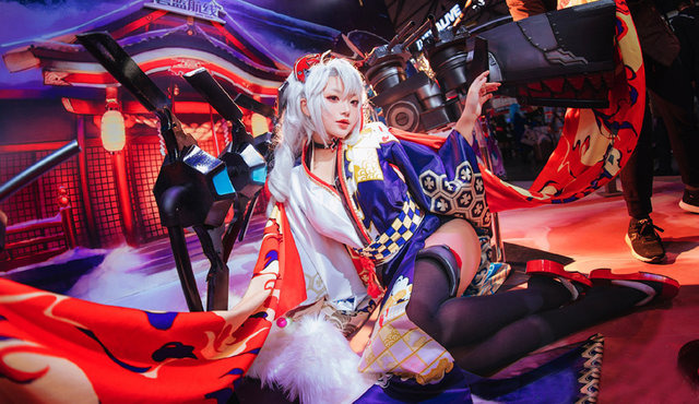 『アズールレーン』プリンツ・オイゲン（百花繚乱ver.）