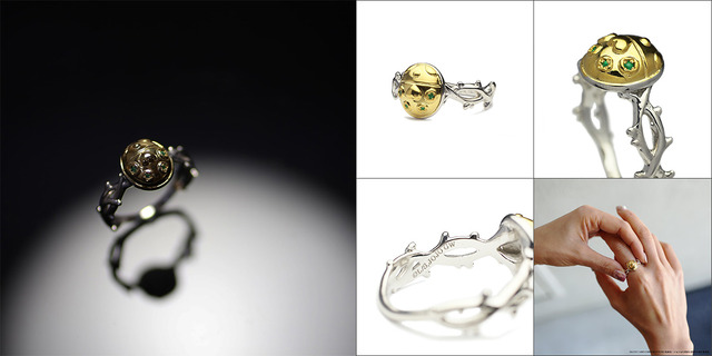 「JOJO 黄金の風リング」19,440円(税込)(送料・手数料別途)（C）LUCKY LAND COMMUNICATIONS/集英社・ジョジョの奇妙な冒険GW製作委員会