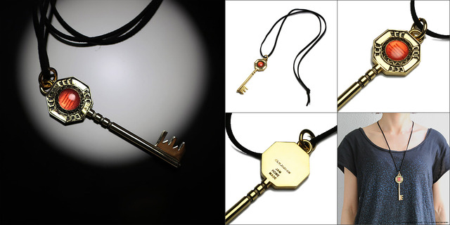 「JOJO キーネックレス」14,040円(税込)(送料・手数料別途)（C）LUCKY LAND COMMUNICATIONS/集英社・ジョジョの奇妙な冒険GW製作委員会