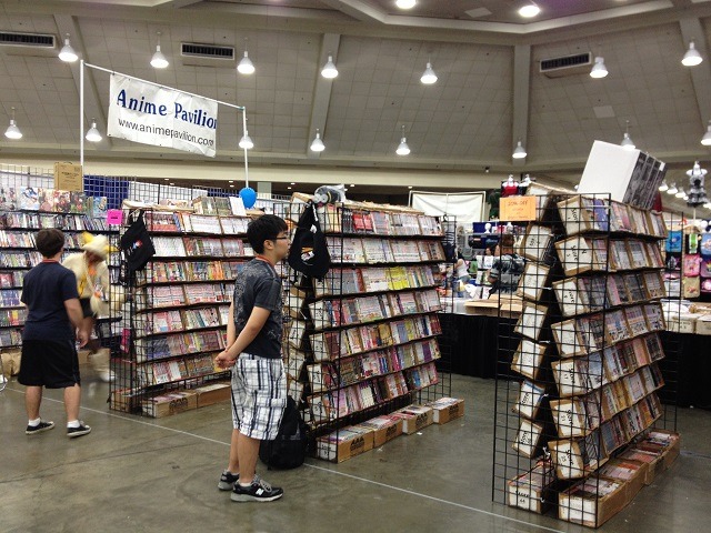 Anime Pavilionのブース。