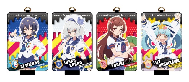 ZKスマートカードケース(全7種) 各1,900円（C）ゾンビランドサガ製作委員会