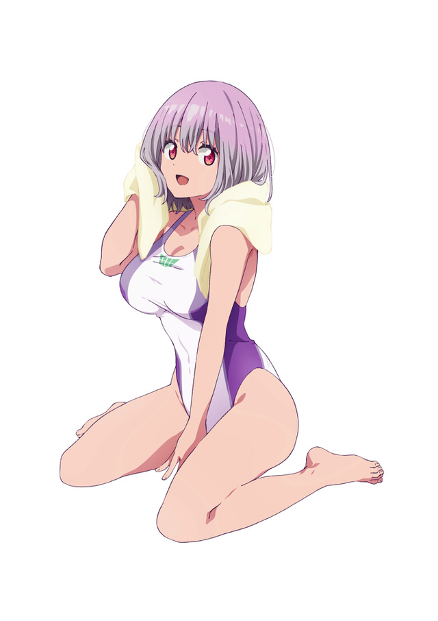 「SSSS.GRIDMAN『新条アカネ』競泳水着ver 1/7スケール塗装済み完成」12,000円（税別）（C）円谷プロ （C）2018 TRIGGER・雨宮哲／「GRIDMAN」製作委員会