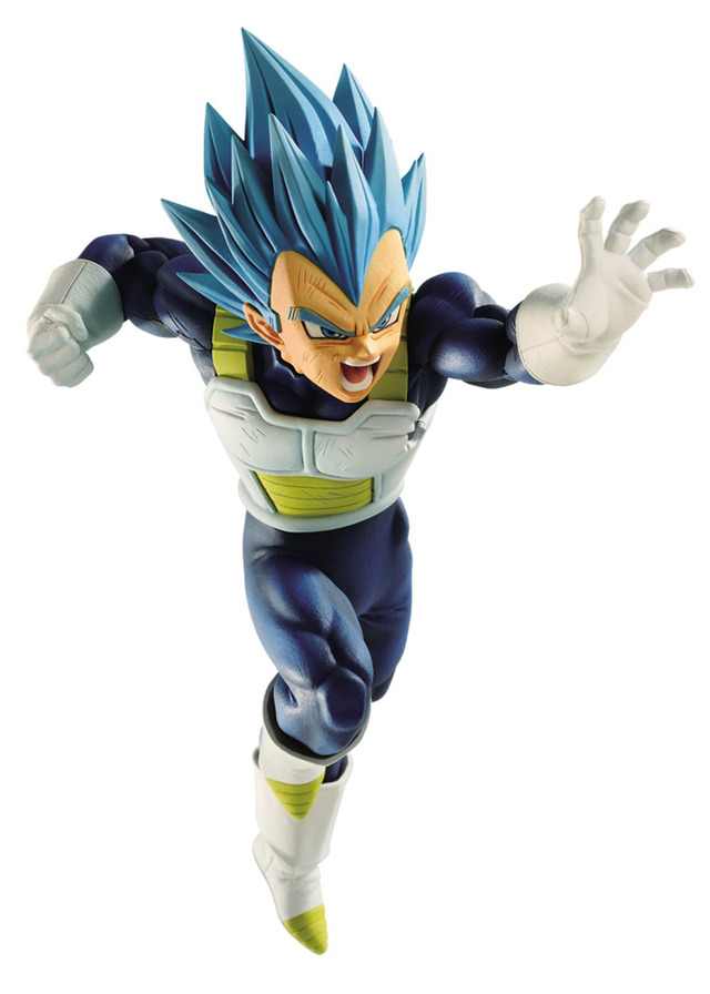 「一番くじ ドラゴンボール 超戦士バトル列伝Z」価格：1回650円(税込)B賞：超サイヤ人ゴッド超サイヤ人進化 ベジータ フィギュア（C）バードスタジオ／集英社・フジテレビ・東映アニメーション（C）バードスタジオ／集英社 (C)「2018 ドラゴンボール超」製作委員会