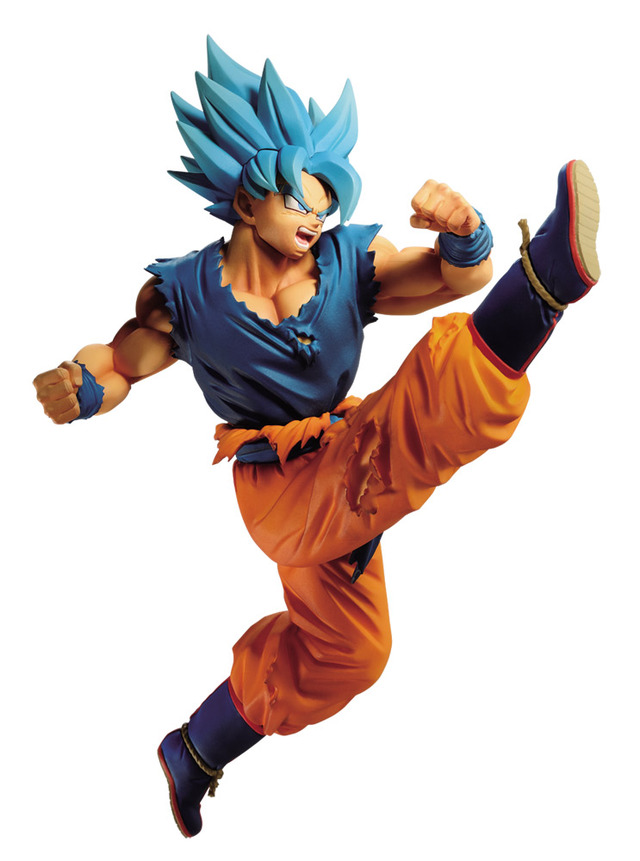 「一番くじ ドラゴンボール 超戦士バトル列伝Z」価格：1回650円(税込)G賞：劇場版 超サイヤ人ゴッド超サイヤ人孫悟空 フィギュア（C）バードスタジオ／集英社・フジテレビ・東映アニメーション（C）バードスタジオ／集英社 (C)「2018 ドラゴンボール超」製作委員会