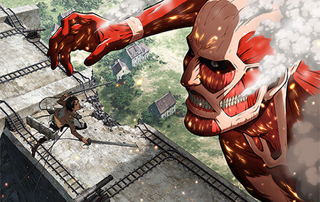 「Anique」サービス第1弾『進撃の巨人』（C）諫山創・講談社／「進撃の巨人」製作委員会