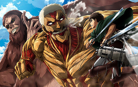 「Anique」サービス第1弾『進撃の巨人』（C）諫山創・講談社／「進撃の巨人」製作委員会