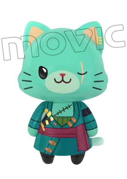 「ONE PIECE」withCAT 1パック：600円（税別）（C）尾田栄一郎/集英社・フジテレビ・東映アニメーション