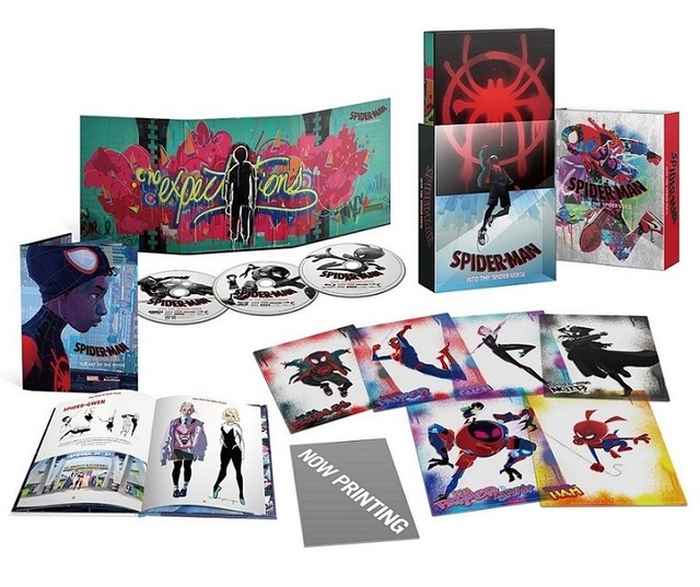 『スパイダーマン：スパイダーバース』プレミアム・エディション【初回生産限定】 商品展開図（C）2018 Sony Pictures Animation Inc. All Rights Reserved. | MARVEL and all related character names: （C）& TM 2019 MARVEL.