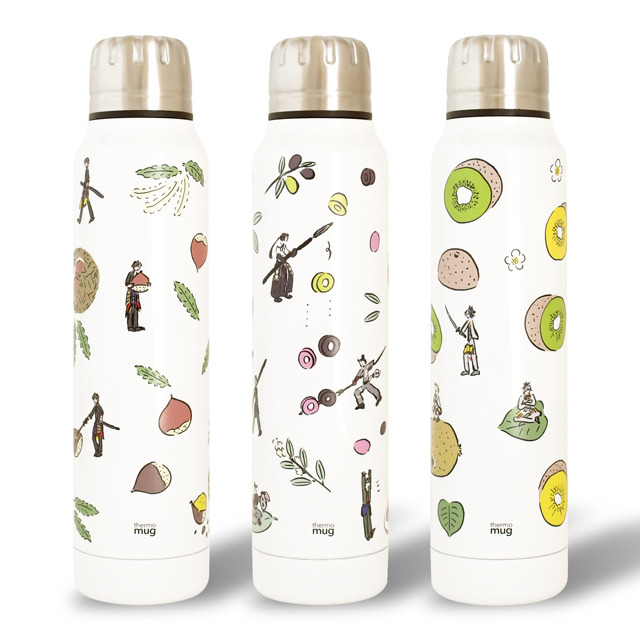 「thermo mug ステンレスボトル（3800円・税別／全3種）」（C）2015-2019 DMM GAMES/Nitroplus