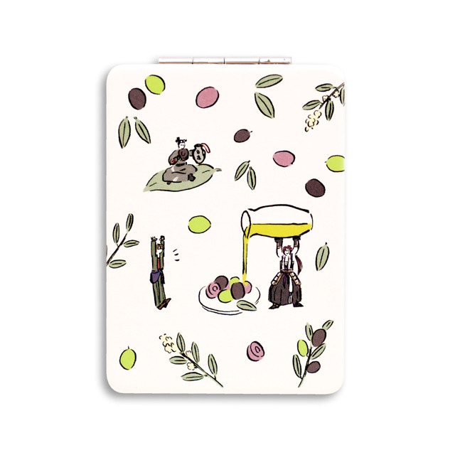 「コンパクトミラー（1500円・税別／全3種）」（C）2015-2019 DMM GAMES/Nitroplus