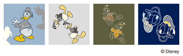 「Zoff SMART Disney Model」パターン ドナルドダック 各9,000円(税別・標準レンズ代込み) （C）Disney