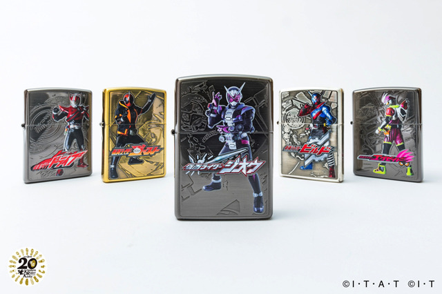 「仮面ライダーZIPPOライターセット」160,000円（税別）（C） 石森プロ・テレビ朝日・ADK・東映 （C） 石森プロ・東映