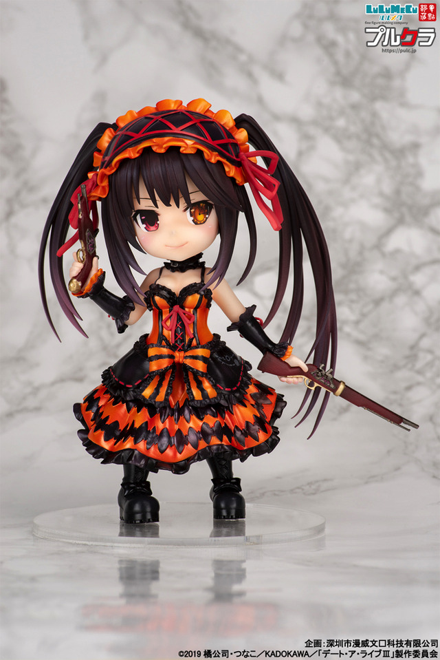 「デート・ア・ライブ 『時崎狂三』デフォルメフィギュア」3,211円（税別）（C）2019 橘公司・つなこ／KADOKAWA／「デート・ア・ライブIII」製作委員会