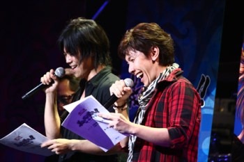 左から浪川大輔さん　佐藤拓也さん