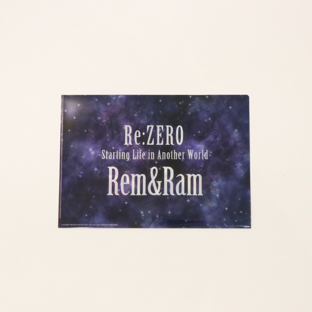 クリアファイル 300円（税抜）（C）長月達平・株式会社KADOKAWA刊／Re:ゼロから始める異世界生活製作委員会