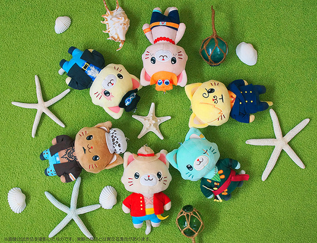 「『ONE PIECE』 withCAT アイマスク付きぬいぐるみキーホルダー」2,000円（税別）（C）尾田栄一郎／集英社・フジテレビ・東映アニメーション