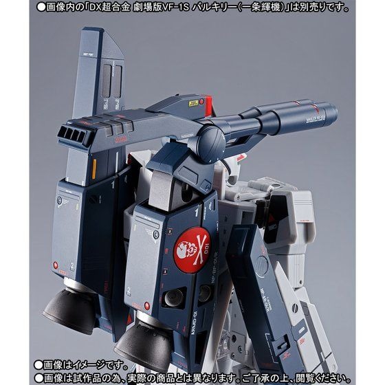 「DX超合金 劇場版VF-1対応ストライク／スーパーパーツセット」8,800円（税込）（C）1984 BIGWEST