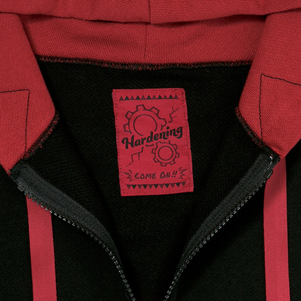 『僕のヒーローアカデミア』コラボレーション「ルームパーカー」切島鋭児郎モデル9,800円（税別）（C）堀越耕平／集英社・僕のヒーローアカデミア製作委員会