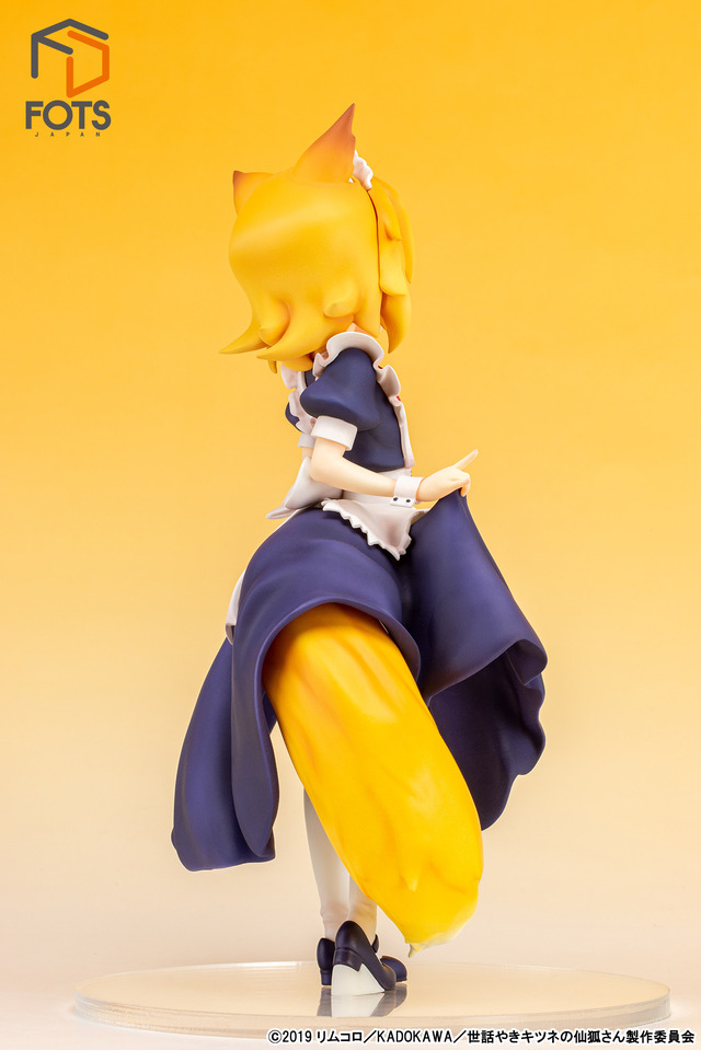 「世話やきキツネの仙狐さん『仙狐』メイド服ver 塗装済み完成品フィギュア」13,800円（税別）（C）2019 リムコロ／KADOKAWA／世話やきキツネの仙狐さん製作委員会