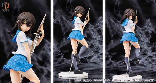 「『ストライク・ザ・ブラッド』姫柊雪菜　塗装済み完成品」12,800（税別）（C）2016 三雲岳斗／ＫＡＤＯＫＡＷＡ　アスキー・メディアワークス／PROJECT STB OVA
