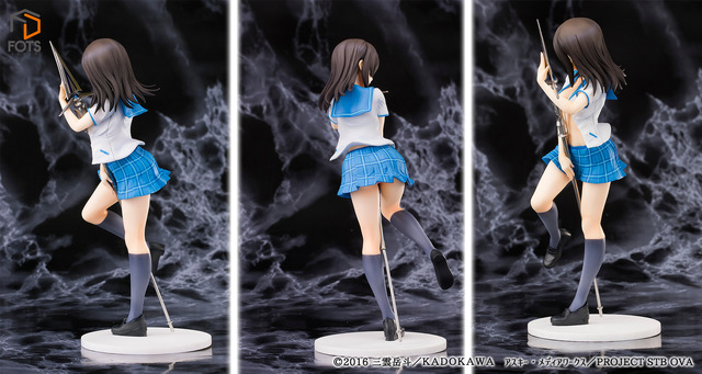 「『ストライク・ザ・ブラッド』姫柊雪菜　塗装済み完成品」12,800（税別）（C）2016 三雲岳斗／ＫＡＤＯＫＡＷＡ　アスキー・メディアワークス／PROJECT STB OVA