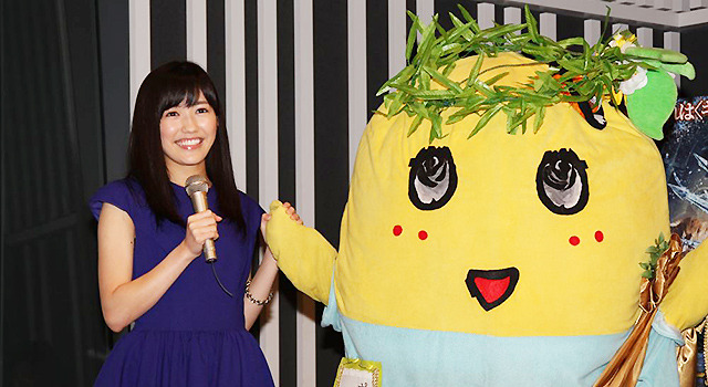 渡辺麻友さん＆ふなっしー