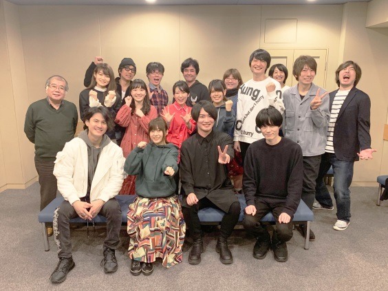 『彼方のアストラ』アフレコ写真（C）篠原健太／集英社・彼方のアストラ製作委員会（C）Shinohara Kenta/Shueisha, ASTRA LOST IN SPACE COMMITTEE