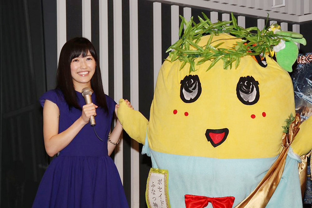 渡辺麻友さん＆ふなっしー