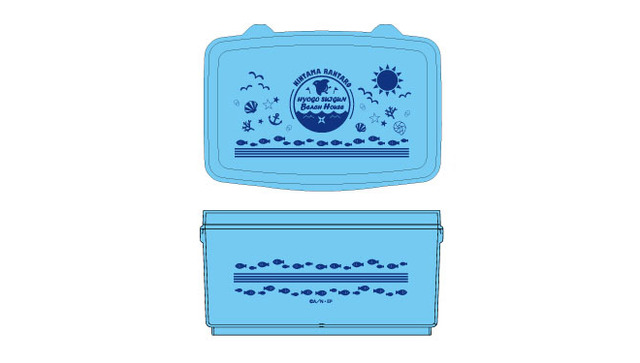 「テレビアニメ『忍たま乱太郎』×アニメイトカフェ」クリアスイーツBOX（PVCキーホルダーが全5種からランダムで１個封入／1,600円）（C）尼子騒兵衛／NHK・NEP