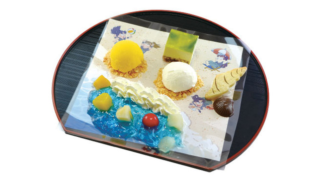 「テレビアニメ『忍たま乱太郎』×アニメイトカフェ」六年生のビーチバカンス　850円（C）尼子騒兵衛／NHK・NEP