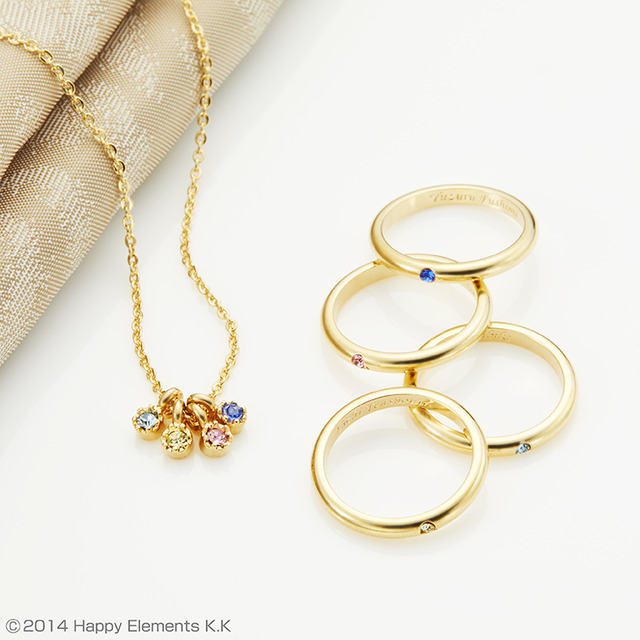 「一番アクセ あんさんぶるスターズ！」1回1,400円（税込）B賞：fine design ネックレス（C）2014 Happy Elements K.K